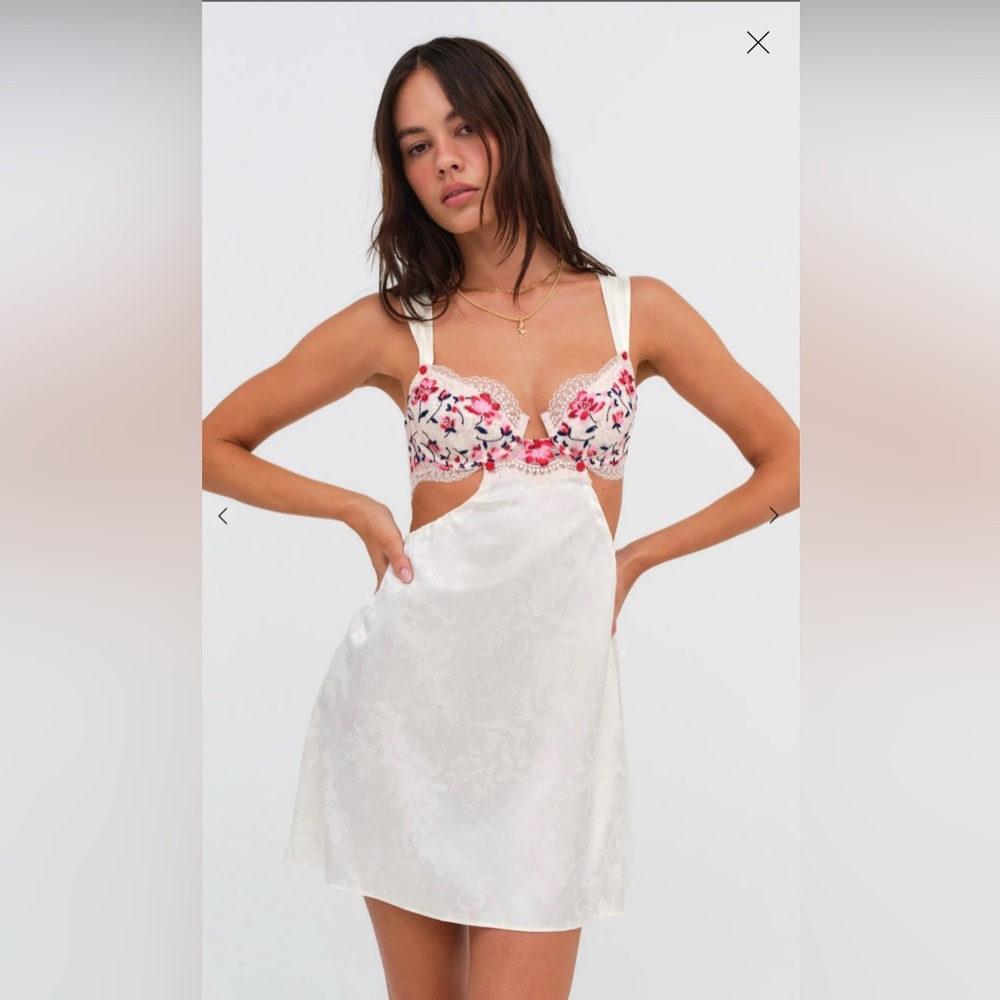 For love and lemons festival rose slip dress